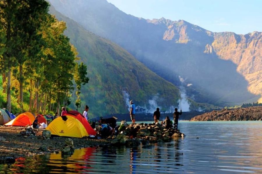 Rinjani Crater Lake