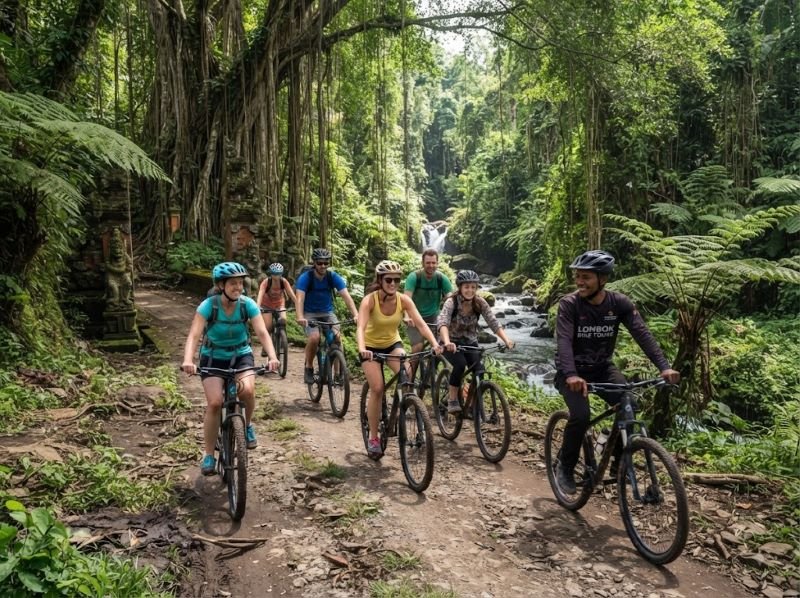 Lombok countryside biking guide