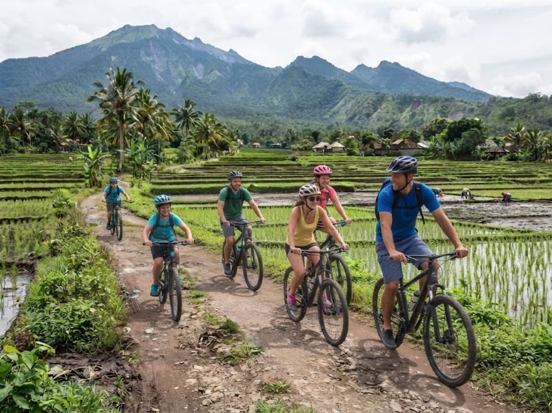 Lombok countryside biking guide