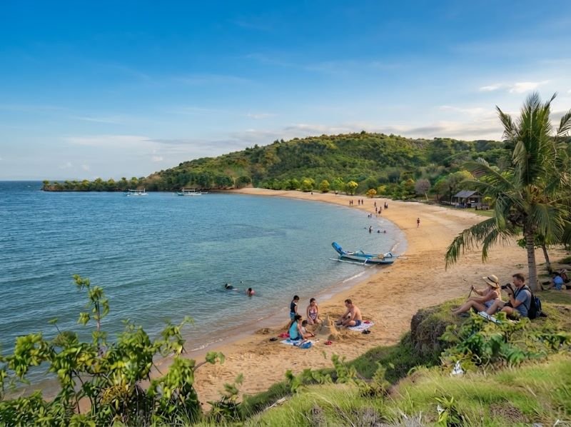 relax in Nipah beach