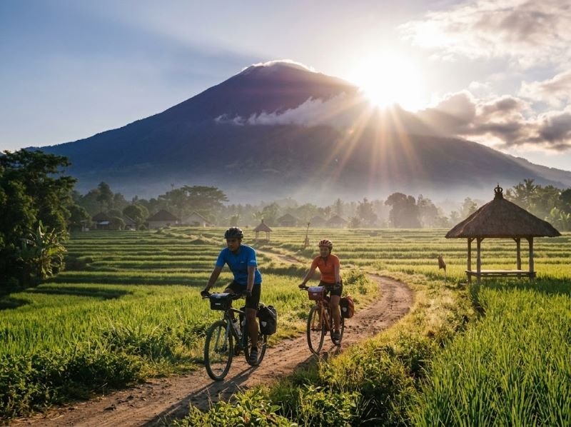 Lombok countryside biking guide