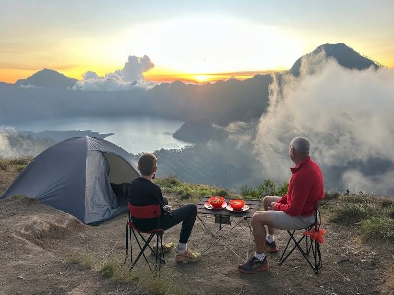 Rinjani 3 day trek for beginner