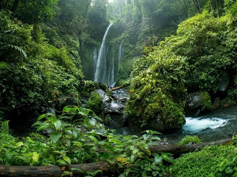 Sendang Gile Waterfall