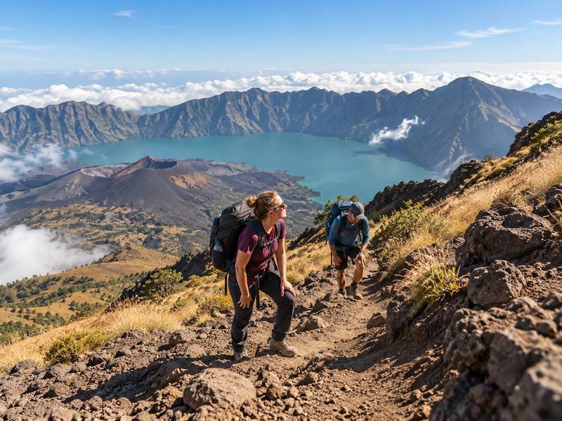 rinjani 2 day trek safety tips for hikers