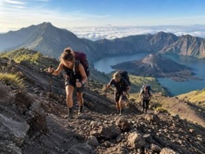 Rinjani 3 day trek difficulty