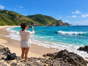 smartphone photography at Mawi Beach