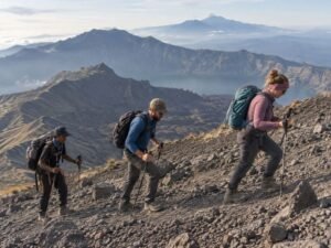 Rinjani 4 day trek difficulty